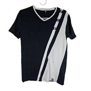 JR Black and White shirt Medium